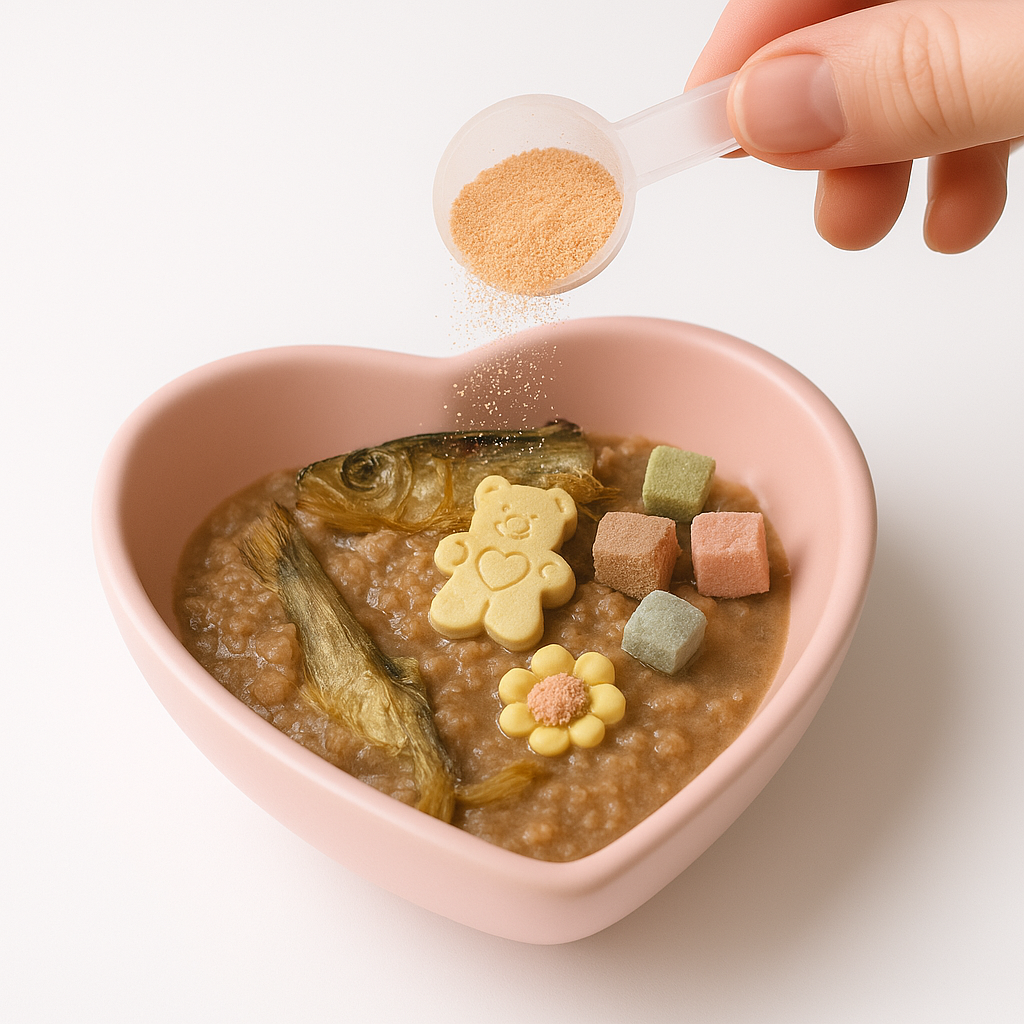 100% freeze dried salmon powder