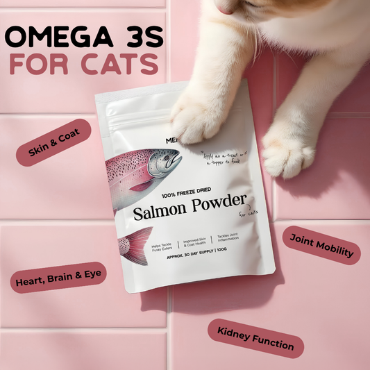 Merlins 100% Freeze Dried Salmon Powder for Cats